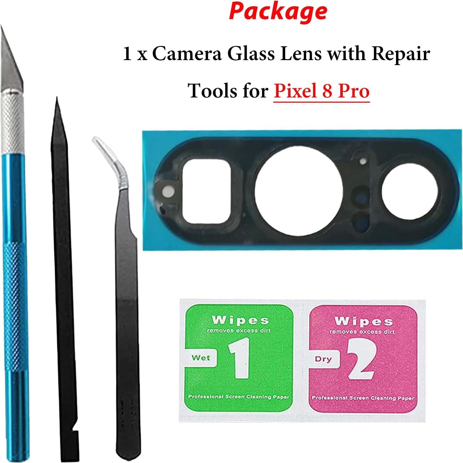 Cristal de Lente de Cámara Trasera Mingxiong para Google Pixel 8 Pro