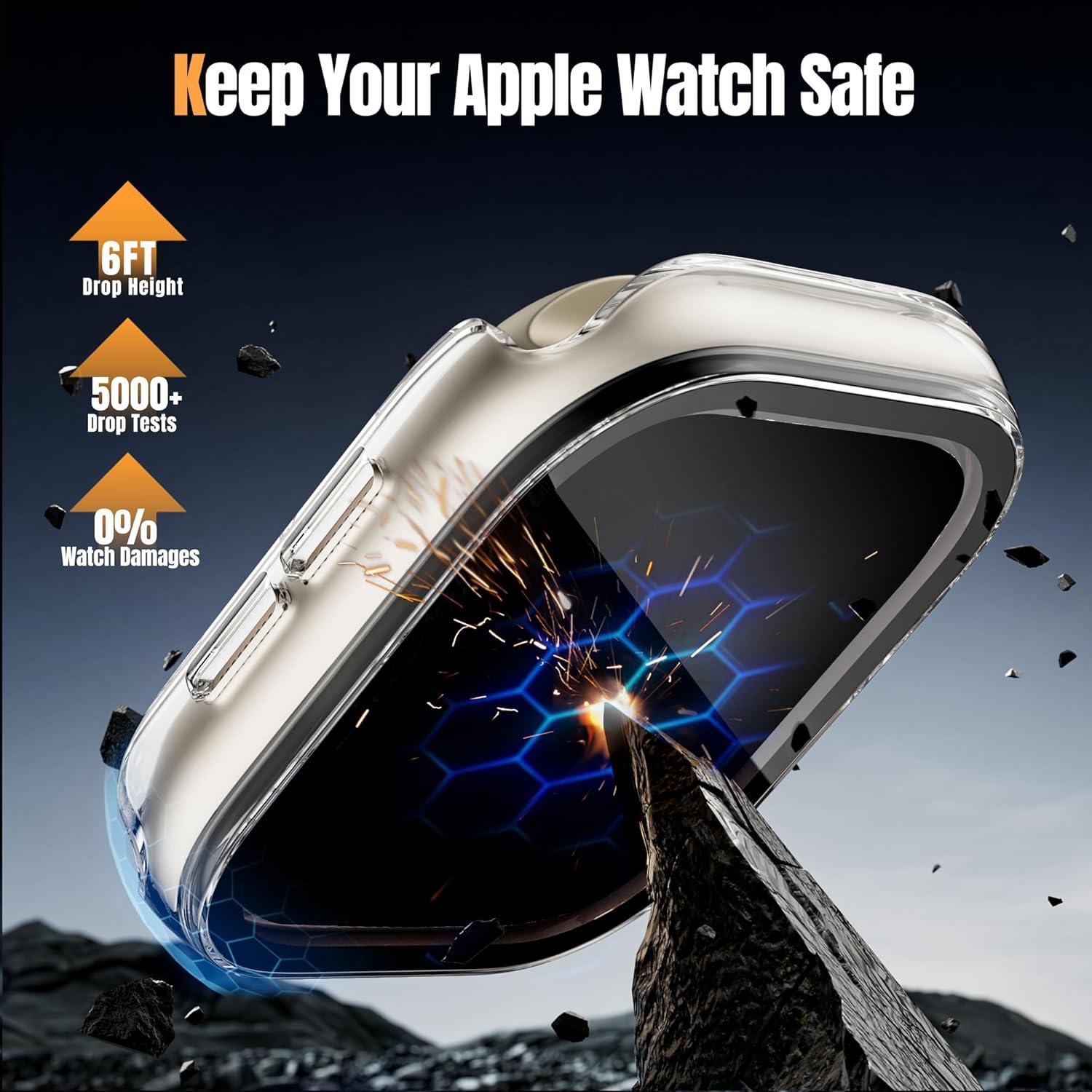 Funda Dura Easuny para Apple Watch 41mm - Protección Total