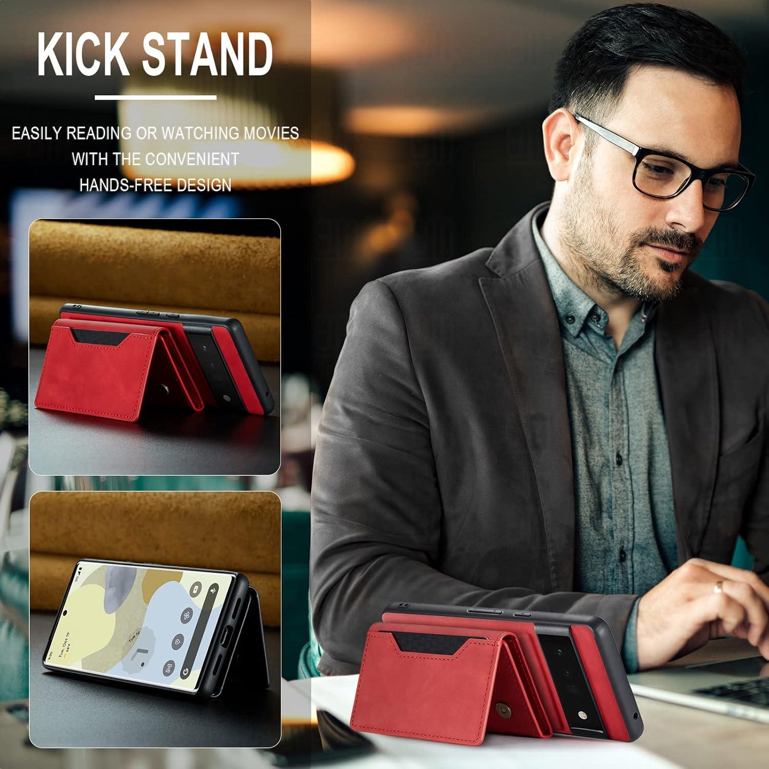 Funda Asuwish para Google Pixel 6 Pro con tapa y protector