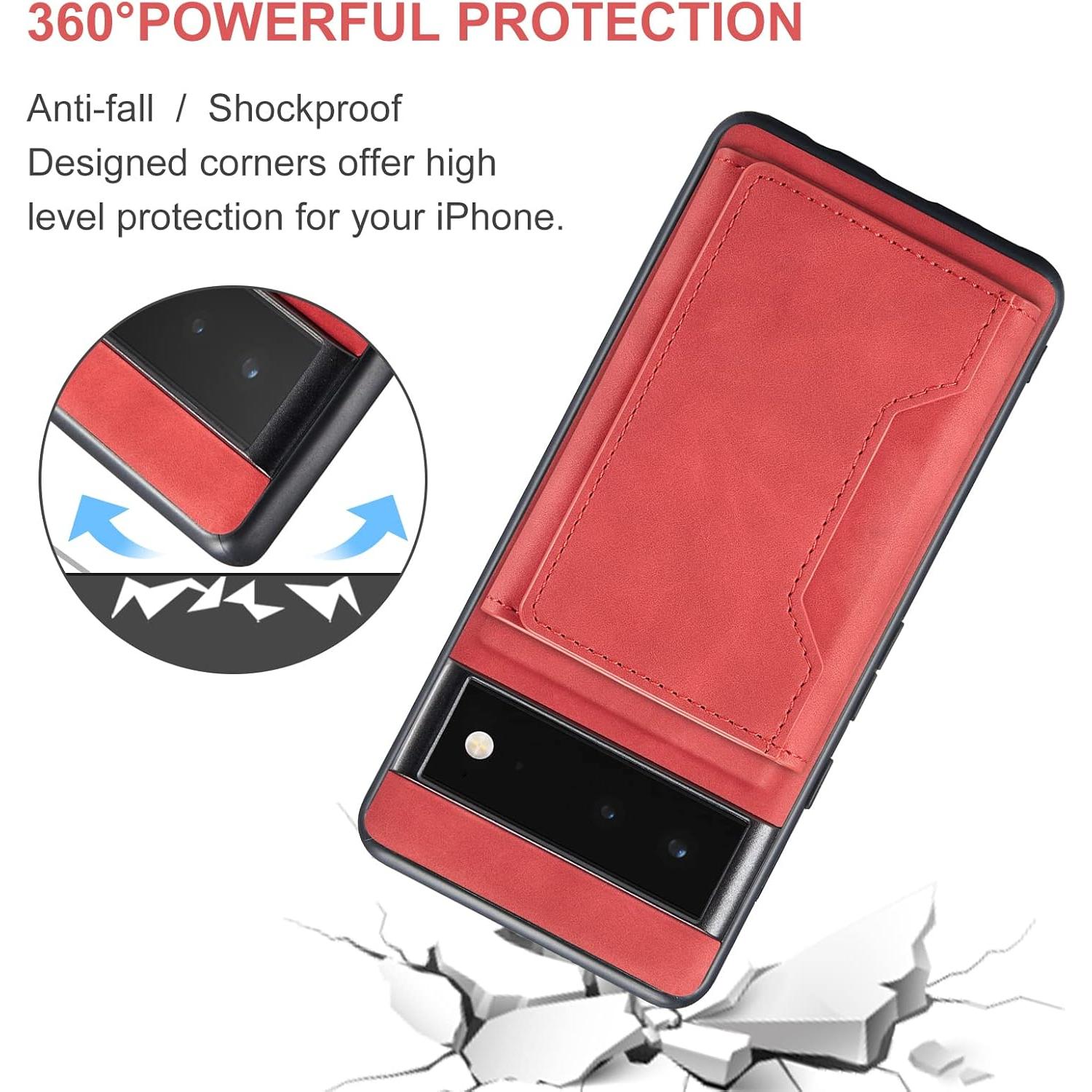 Funda Asuwish para Google Pixel 6 Pro con tapa y protector