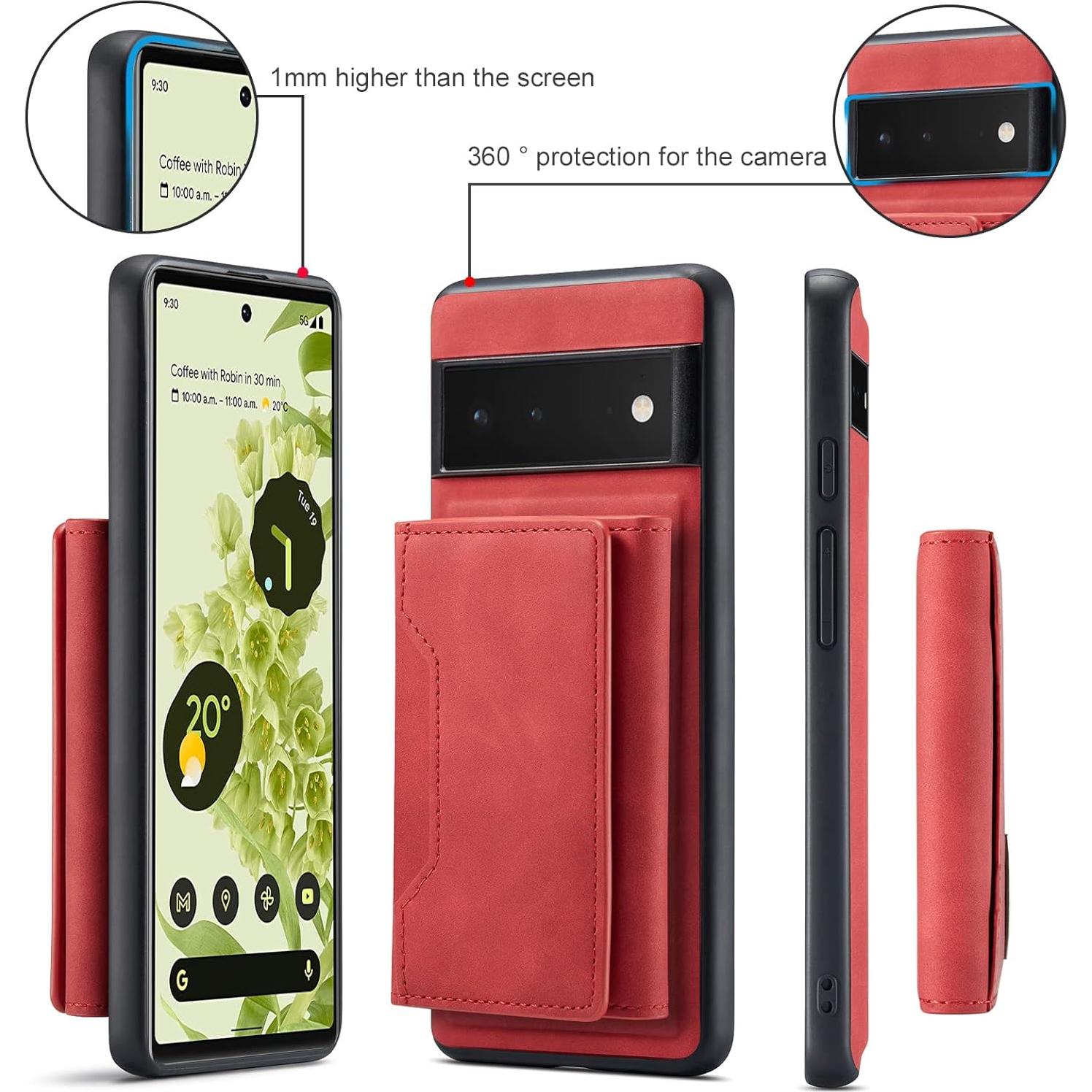 Funda Asuwish para Google Pixel 6 Pro con tapa y protector