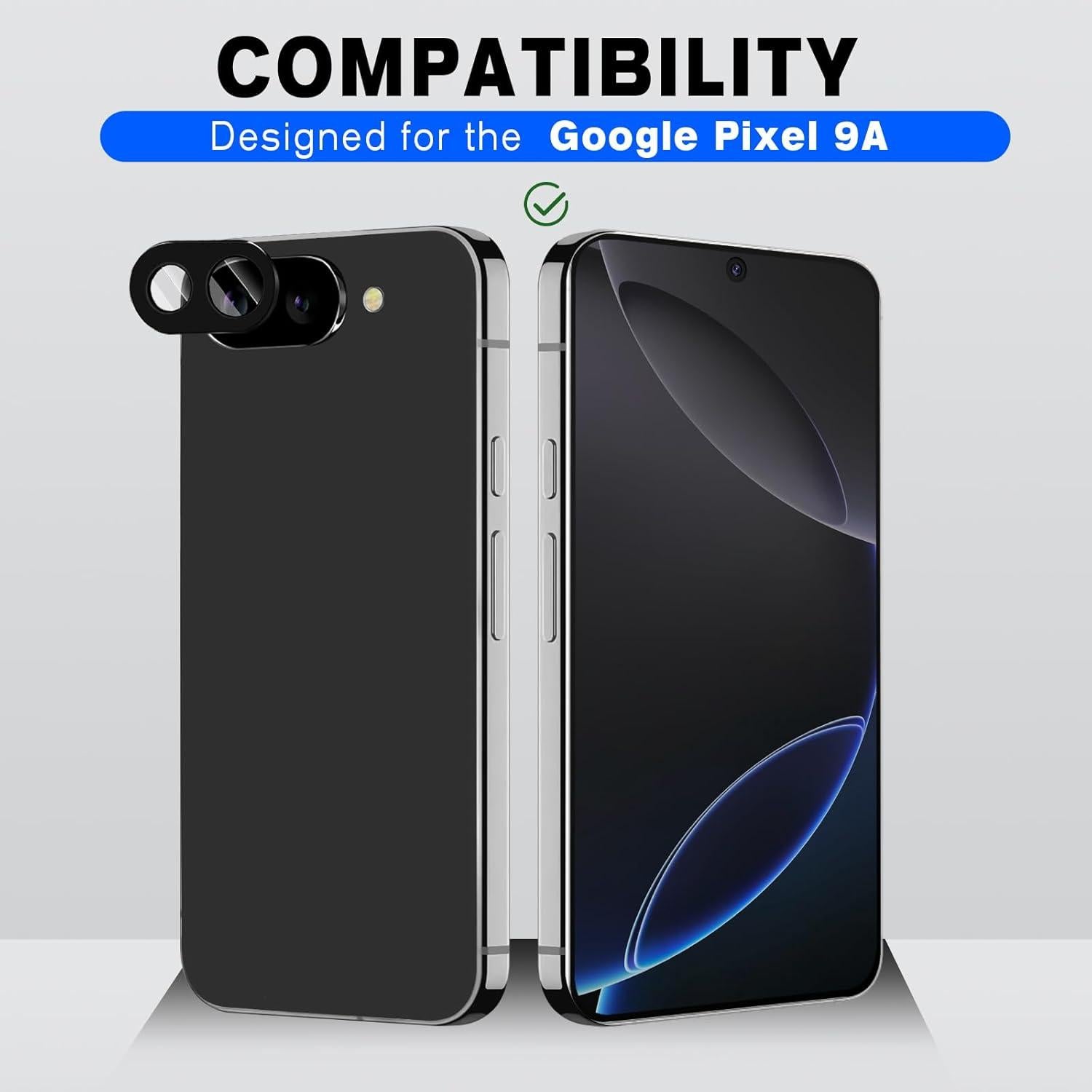 Protector de Lente de Cámara Google Pixel 9A - 2 Unidades HD