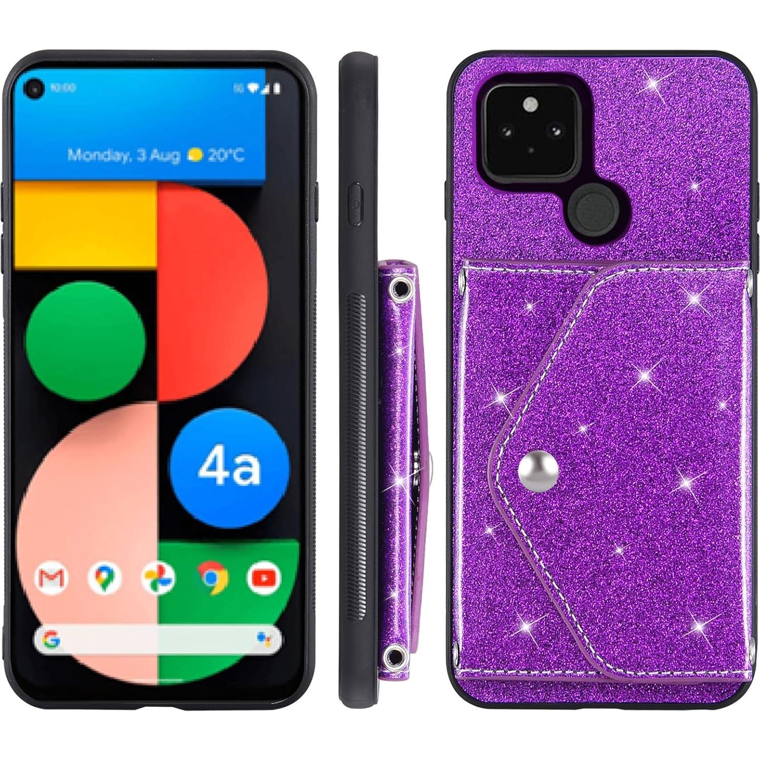 Funda Asuwish para Google Pixel 4a 5G con Protector y Correa