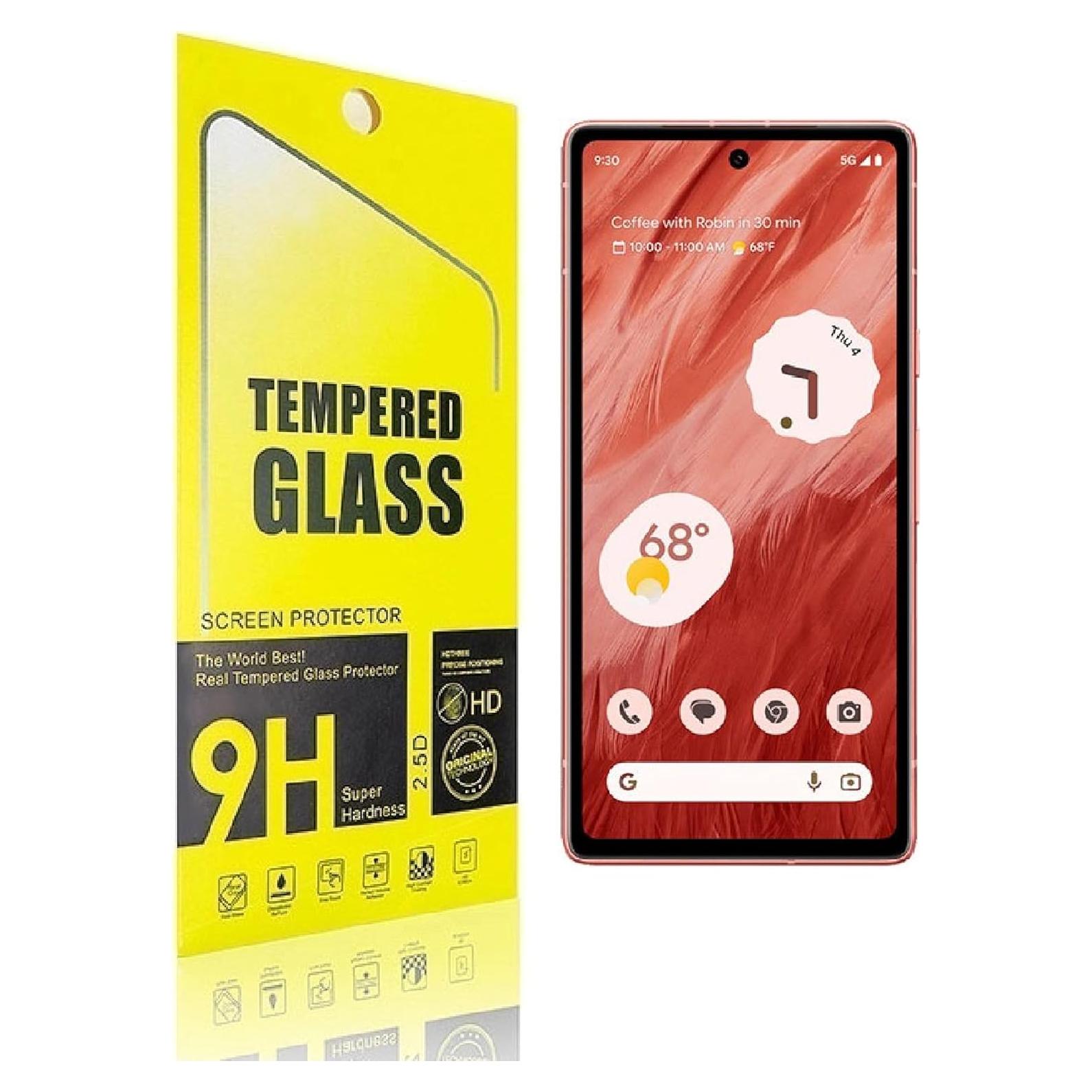 Protector de Pantalla Vidrio Templado Google Pixel 7A GWKK3 3 Unidades