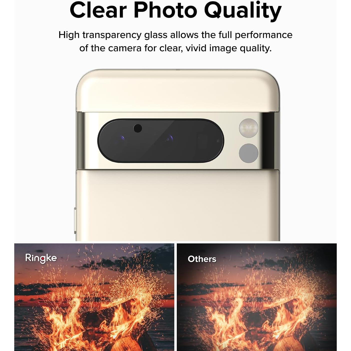 Protector de Lente de Cámara Ringke para Google Pixel 8 Pro - Vidrio Templado