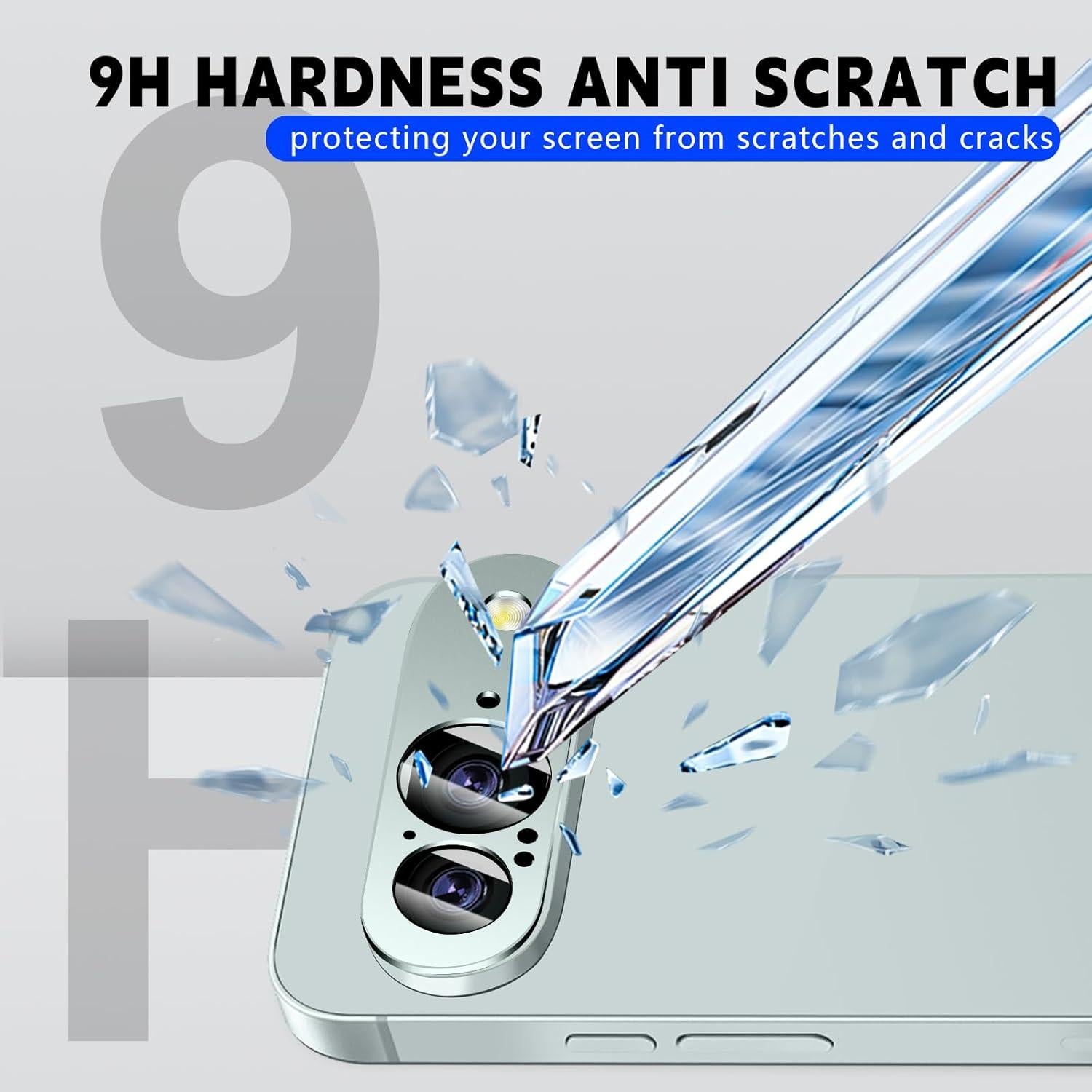 Protector de Lente de Cámara Google Pixel 9 - 2 Unidades Vidrio Templado