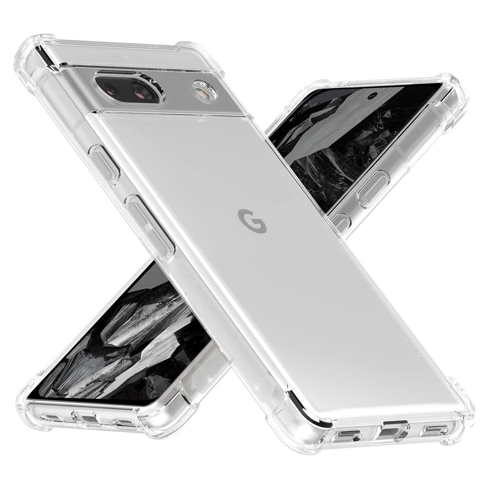 Funda TPU Transparente USTIYA para Google Pixel 8A - Protección Militar