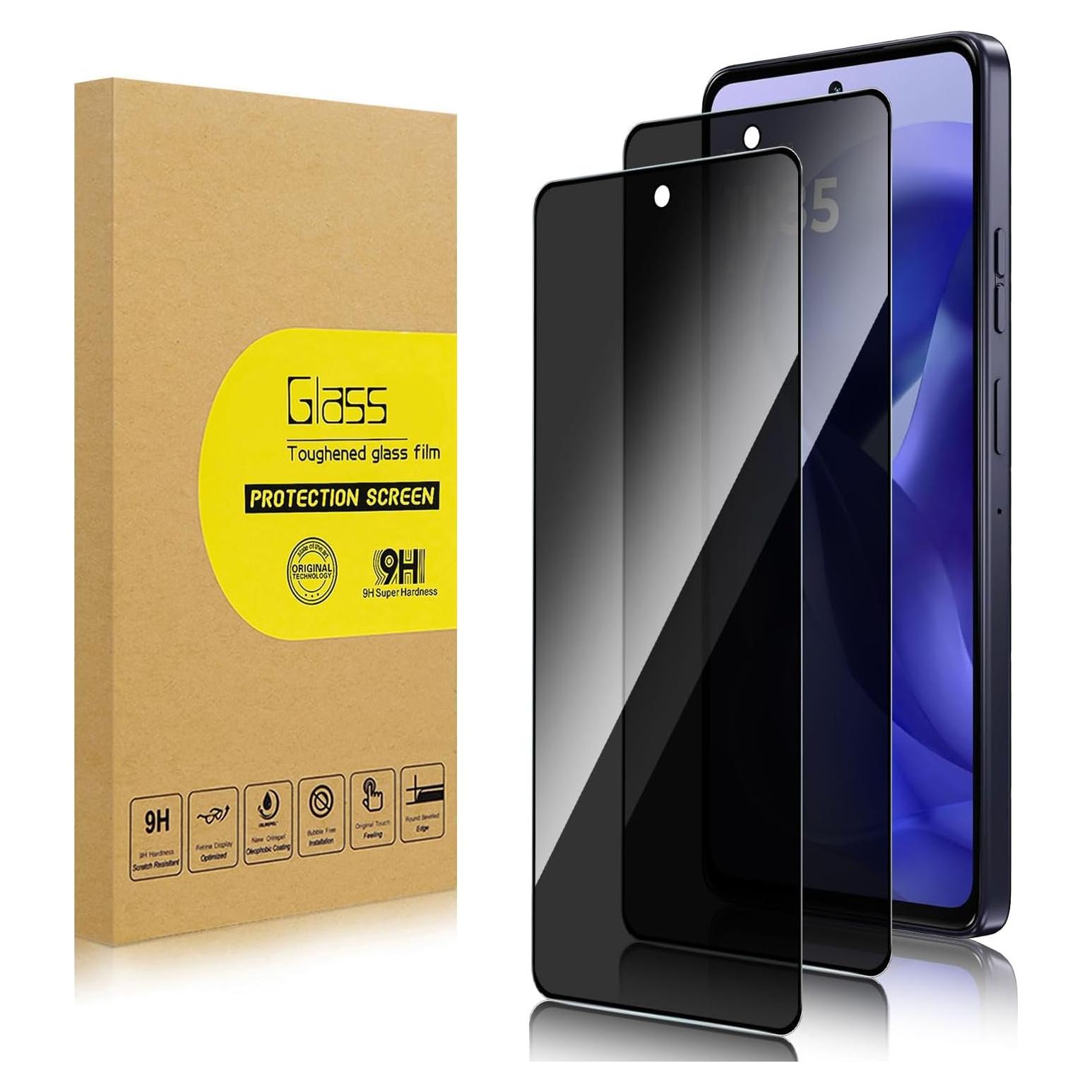 Protector de Pantalla Privado Vidrio Templado Lokyoo Moto G Power 2025