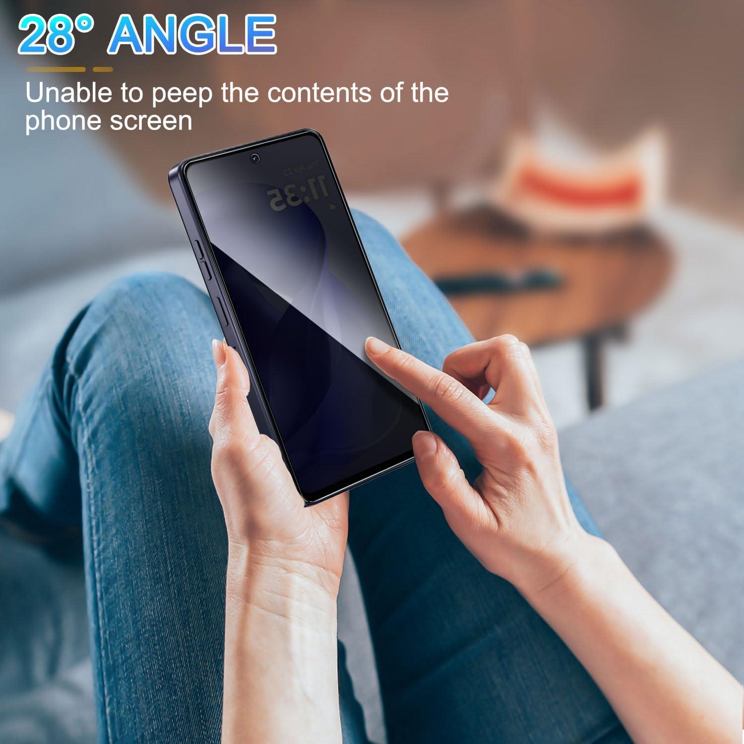 Protector de Pantalla Privado Vidrio Templado Lokyoo Moto G Power 2025