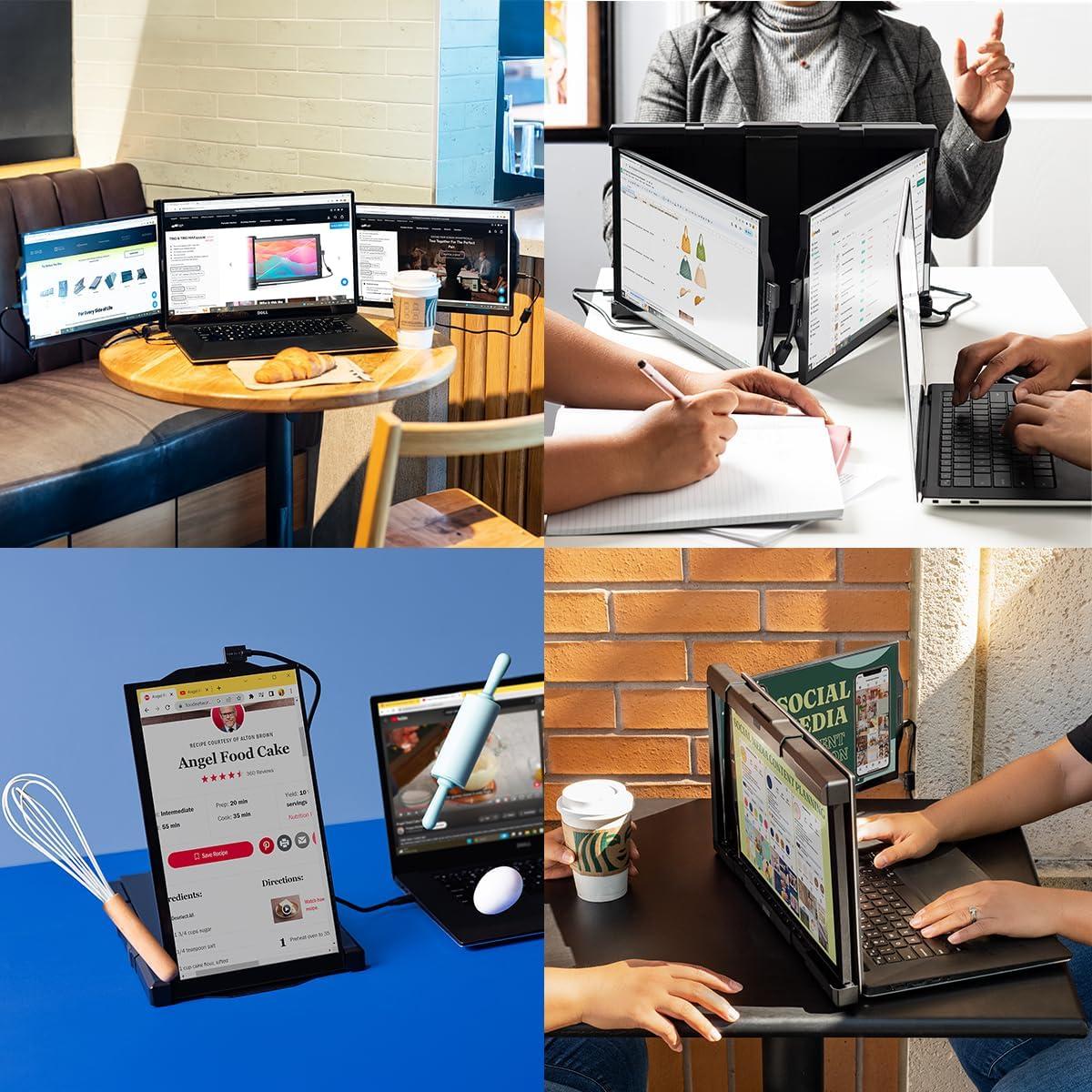 Monitor Portátil Trio Mobile Pixels 13.3" Full HD USB-C