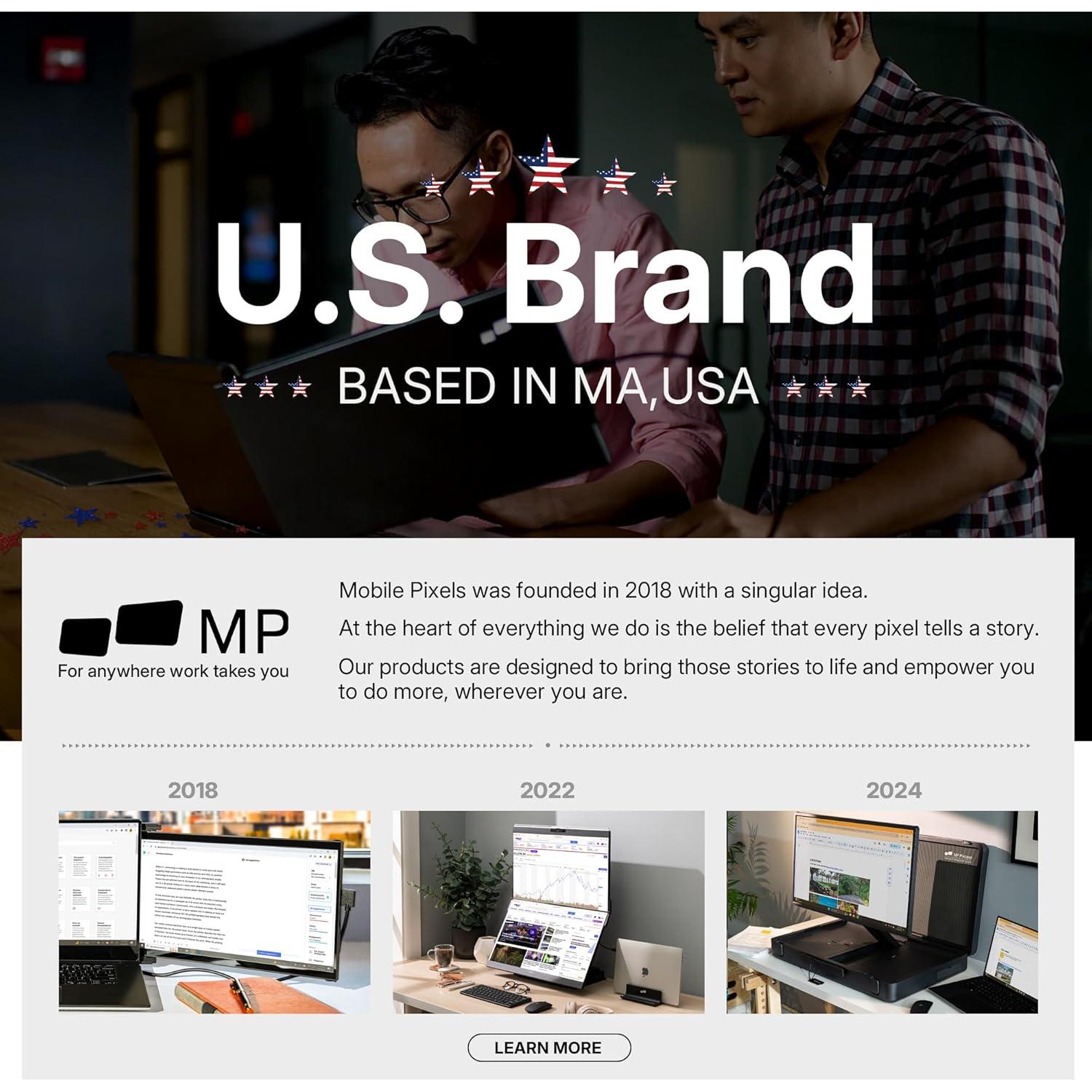 Monitor Portátil Trio Mobile Pixels 13.3" Full HD USB-C