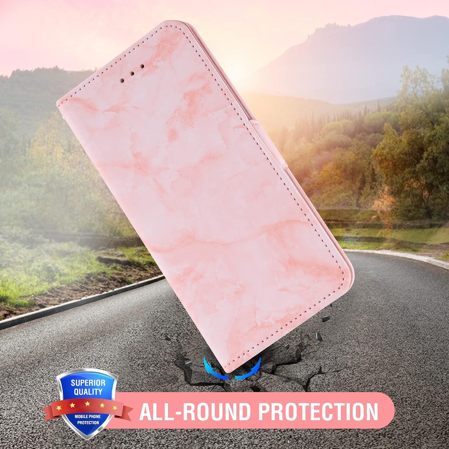 Funda Plegable Asuwish para Google Pixel 2 XL con Ranura Rosa