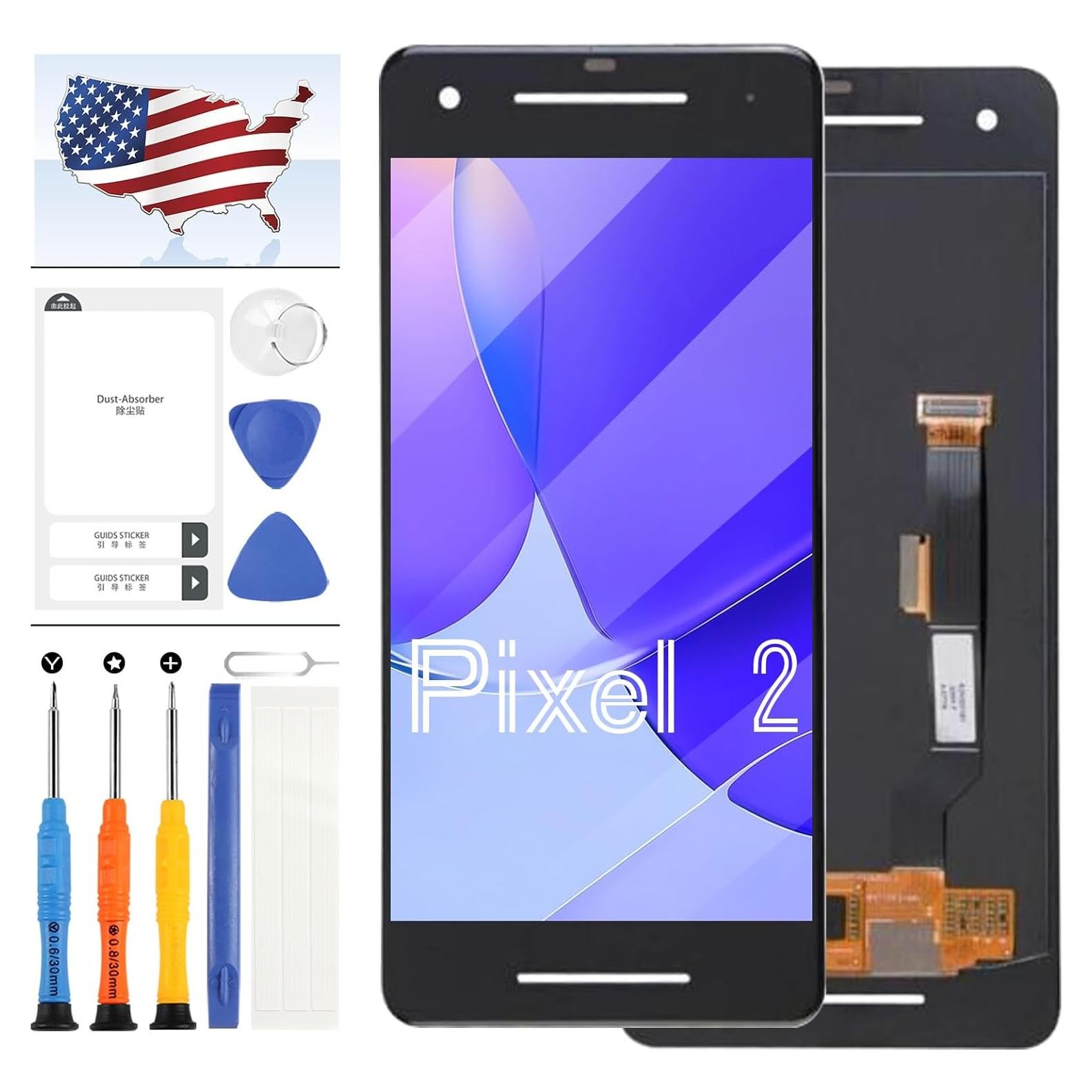 Reemplazo Pantalla Táctil LCD Google Pixel 2 G011A 5" Negro