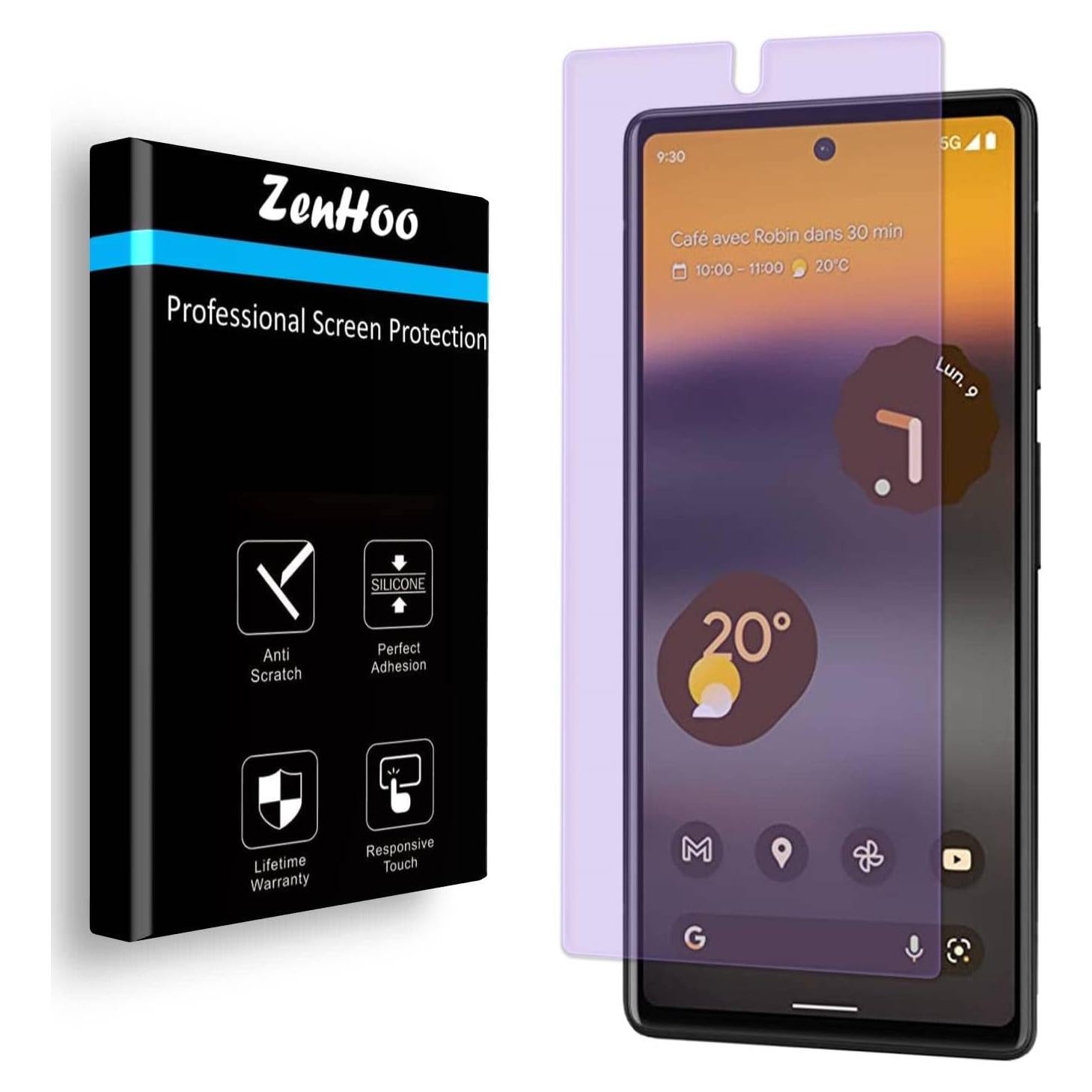 Protector de Pantalla Vidrio Templado ZenHoo para Google Pixel 6a