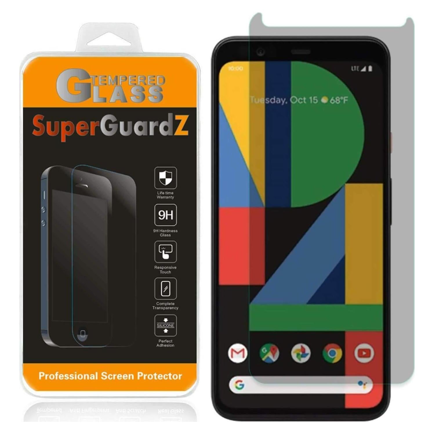 Protector de Pantalla Vidrio Templado SuperGuardZ para Google Pixel 4 XL