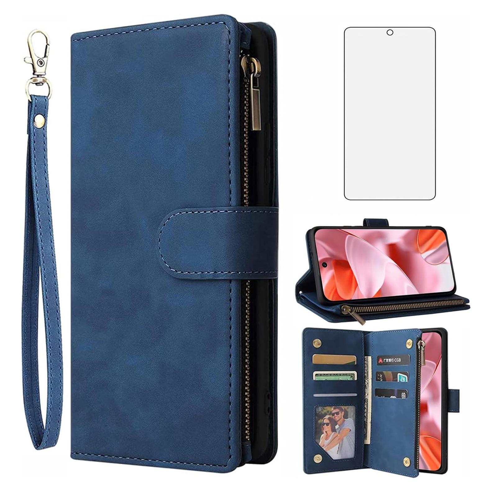 Funda de Cartera Asuwish para Google Pixel 9/9 Pro Azul