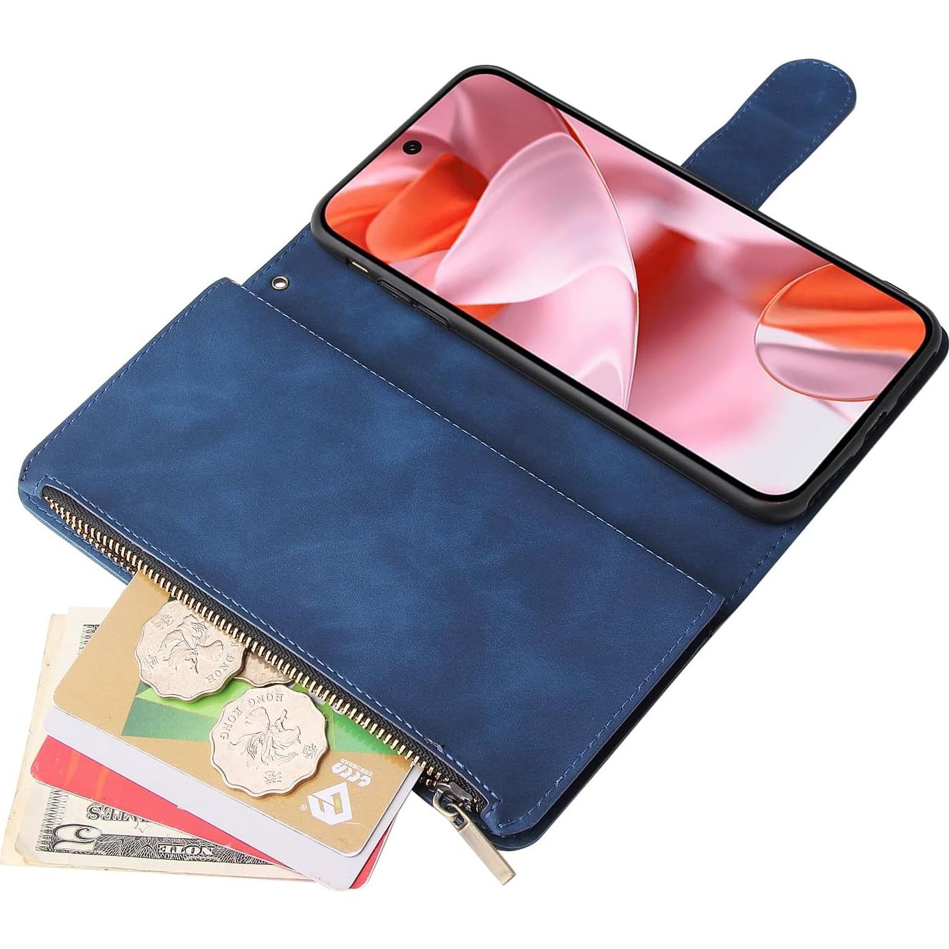 Funda de Cartera Asuwish para Google Pixel 9/9 Pro Azul