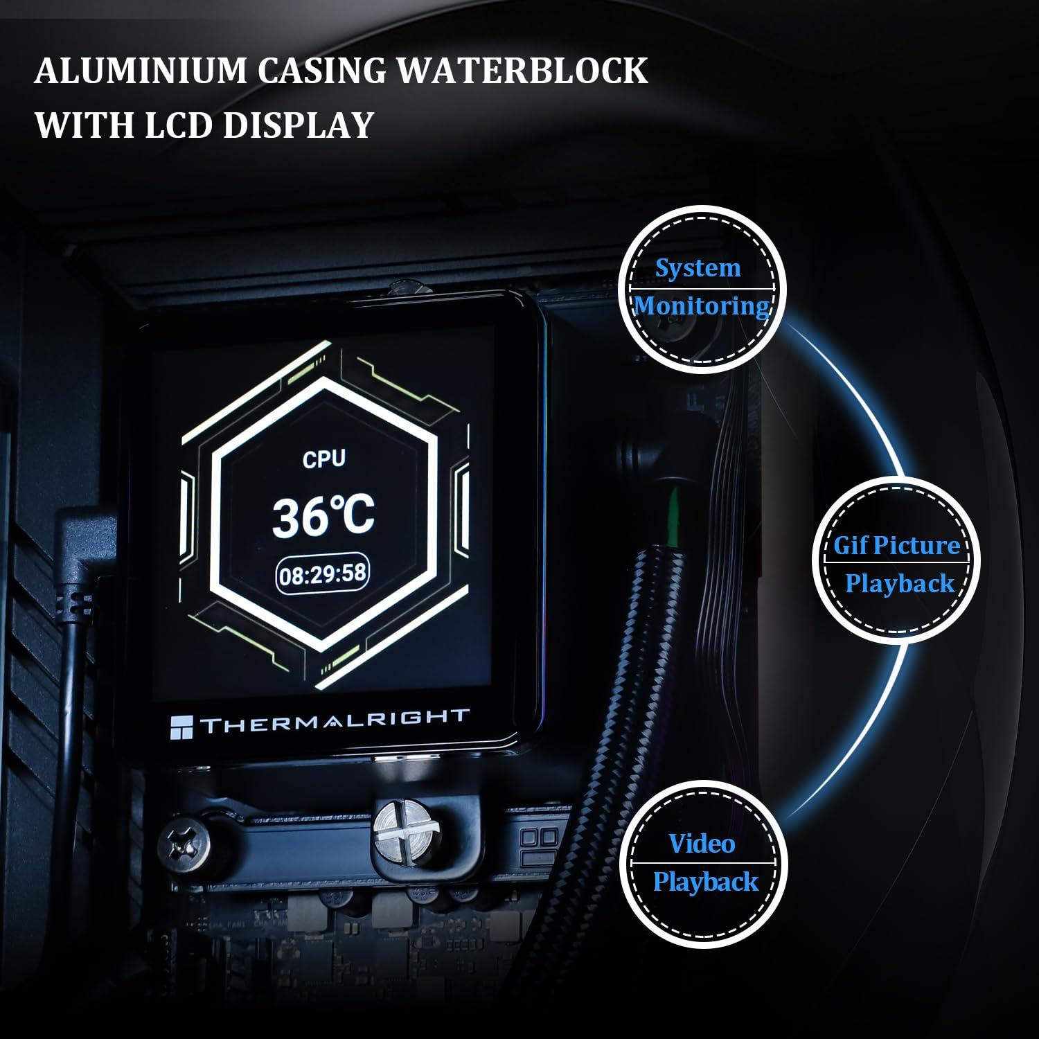 Enfriador de Agua para CPU Thermalright Frozen Vision 240mm Negro