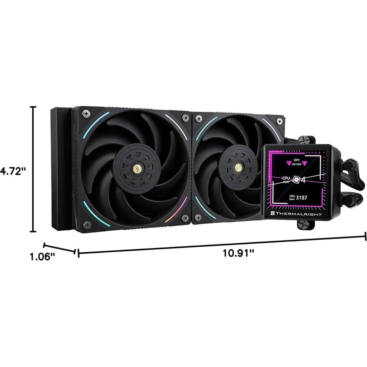 Enfriador de Agua para CPU Thermalright Frozen Vision 240mm Negro