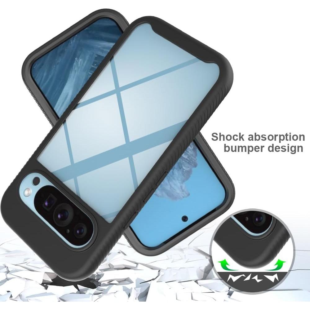 Funda Híbrida Transparente Niopiee para Google Pixel 9 Pro