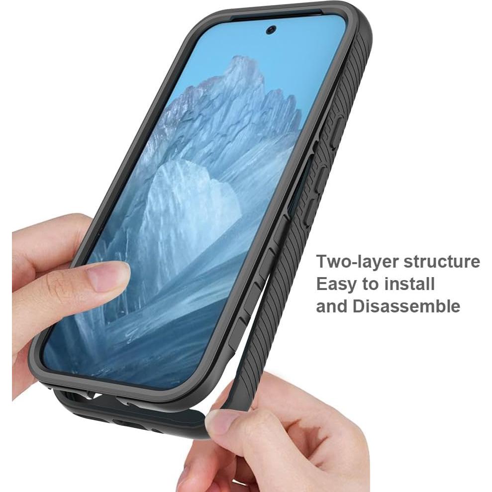 Funda Híbrida Transparente Niopiee para Google Pixel 9 Pro