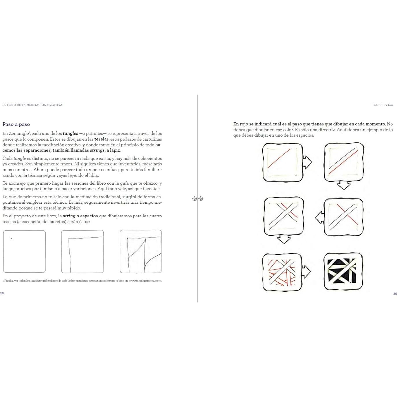 El libro de la meditación creativa: Técnicas y ejercicios de Zentangle ® para potenciar la creatividad y reducir los niveles de estrés
