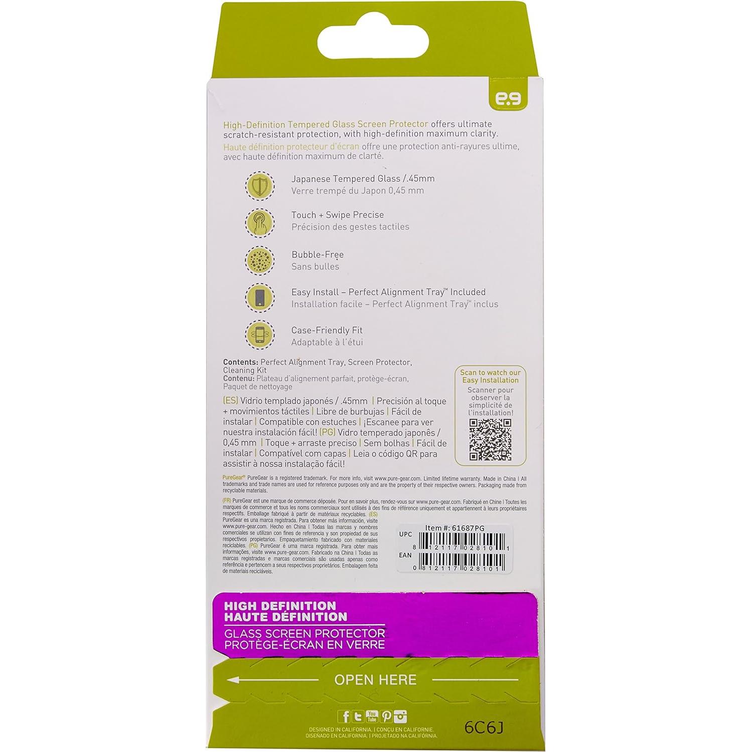 Protector de Pantalla Vidrio Templado Puregear para Google Pixel XL