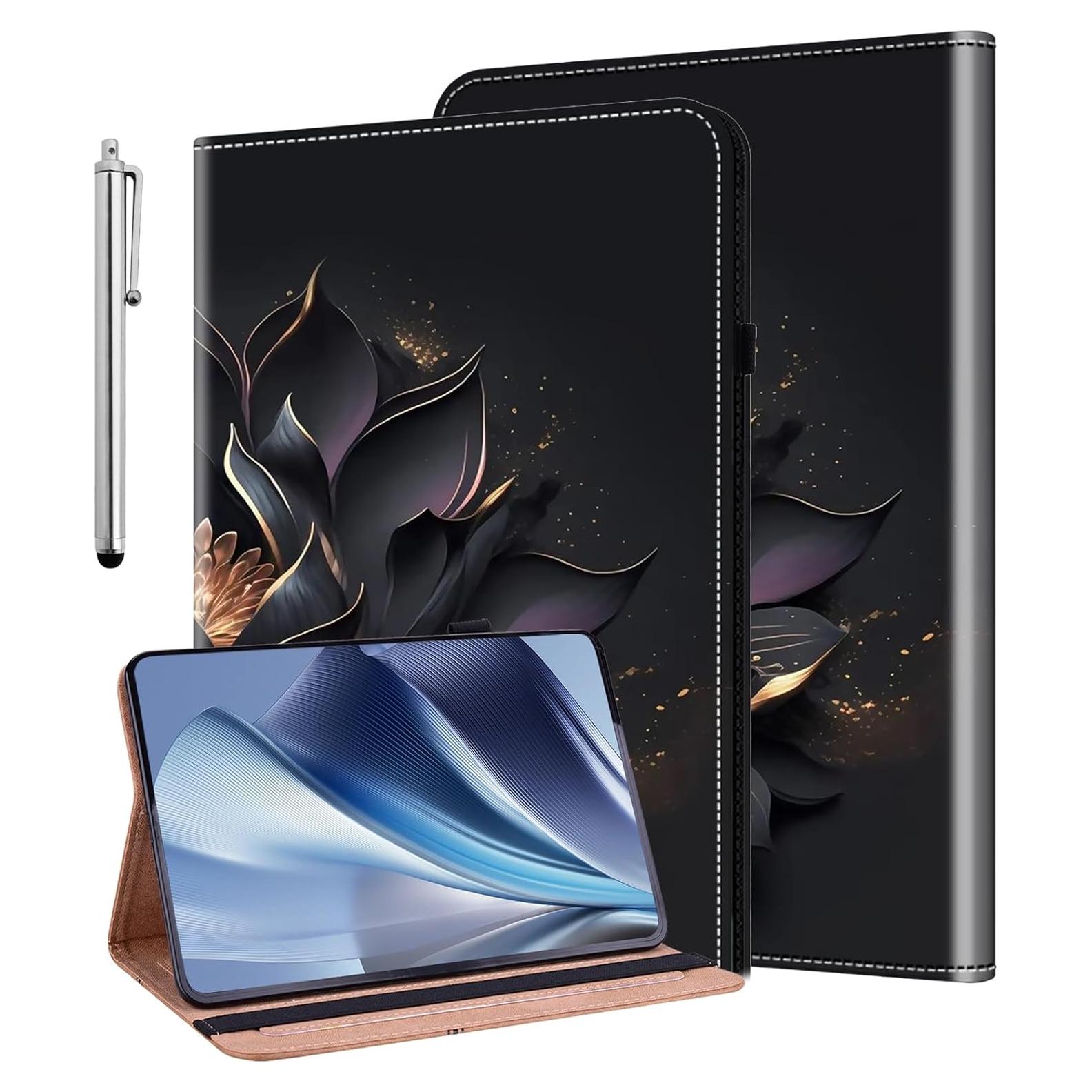 Funda Flip para Google Pixel Tablet 11" 2023 KEFBWAO Loto Púrpura