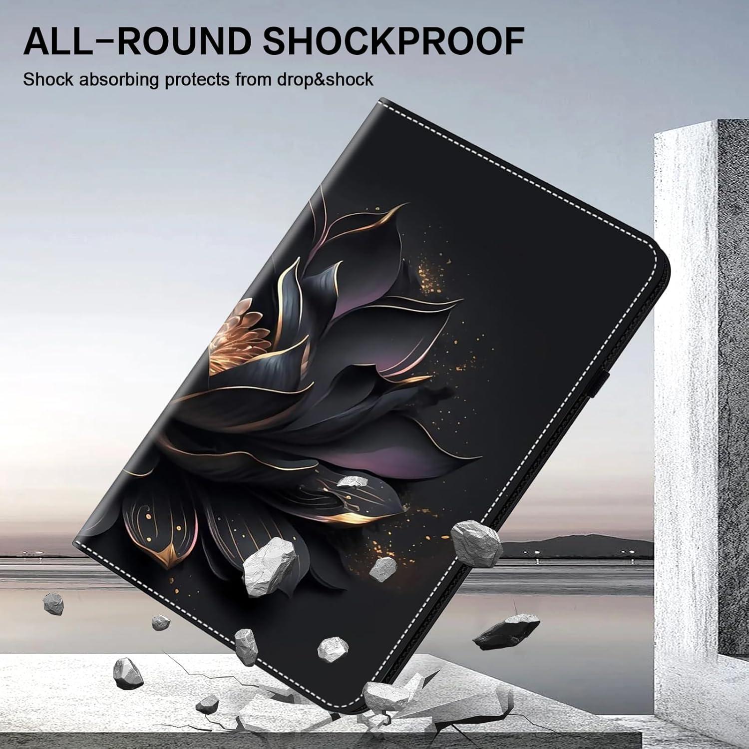 Funda Flip para Google Pixel Tablet 11" 2023 KEFBWAO Loto Púrpura