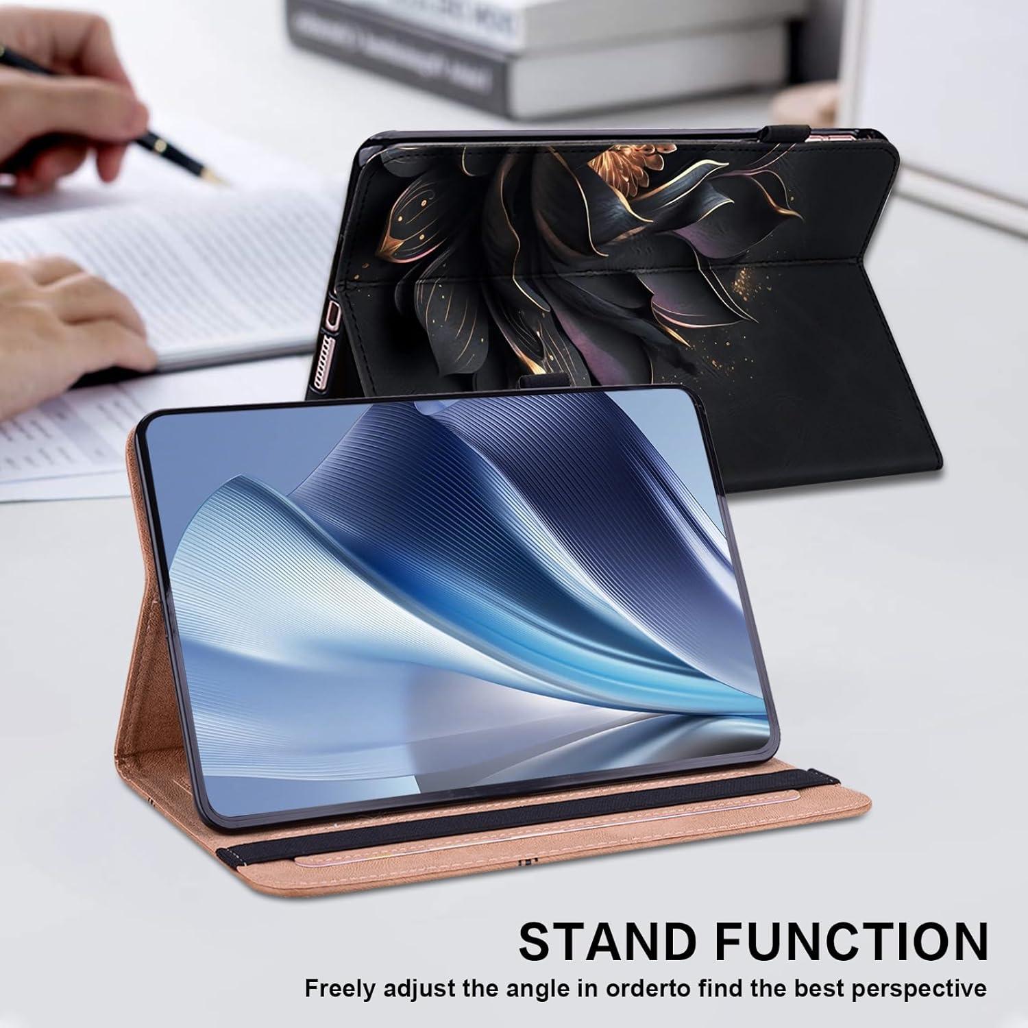 Funda Flip para Google Pixel Tablet 11" 2023 KEFBWAO Loto Púrpura