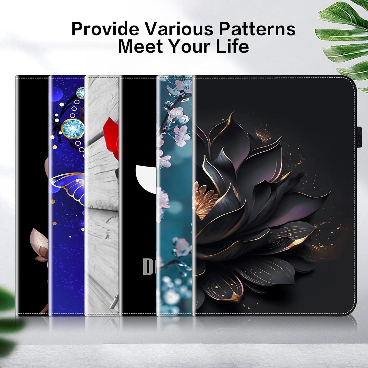 Funda Flip para Google Pixel Tablet 11" 2023 KEFBWAO Loto Púrpura