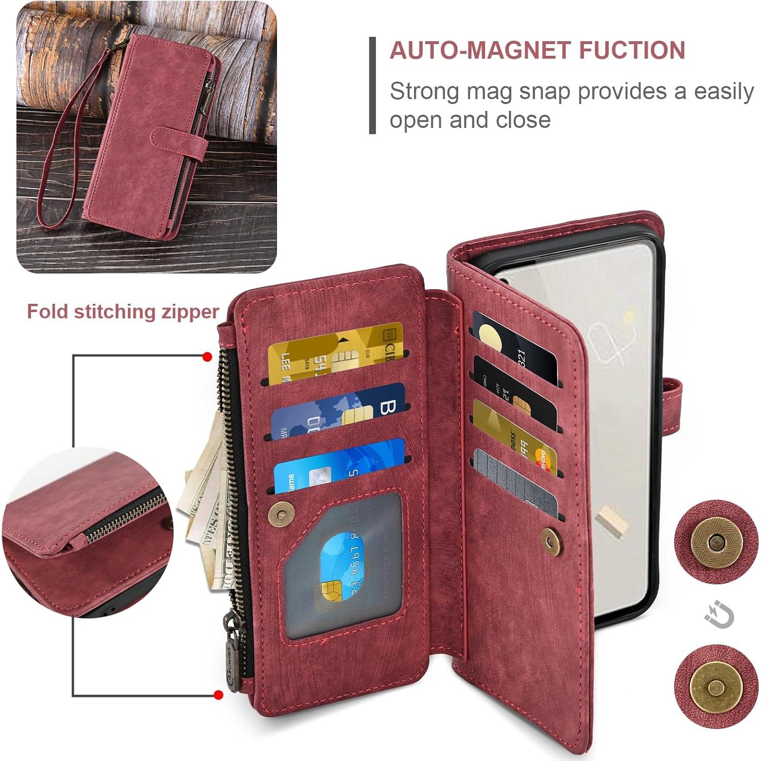 Funda Asuwish para Google Pixel 5a 5G con tapa y protector