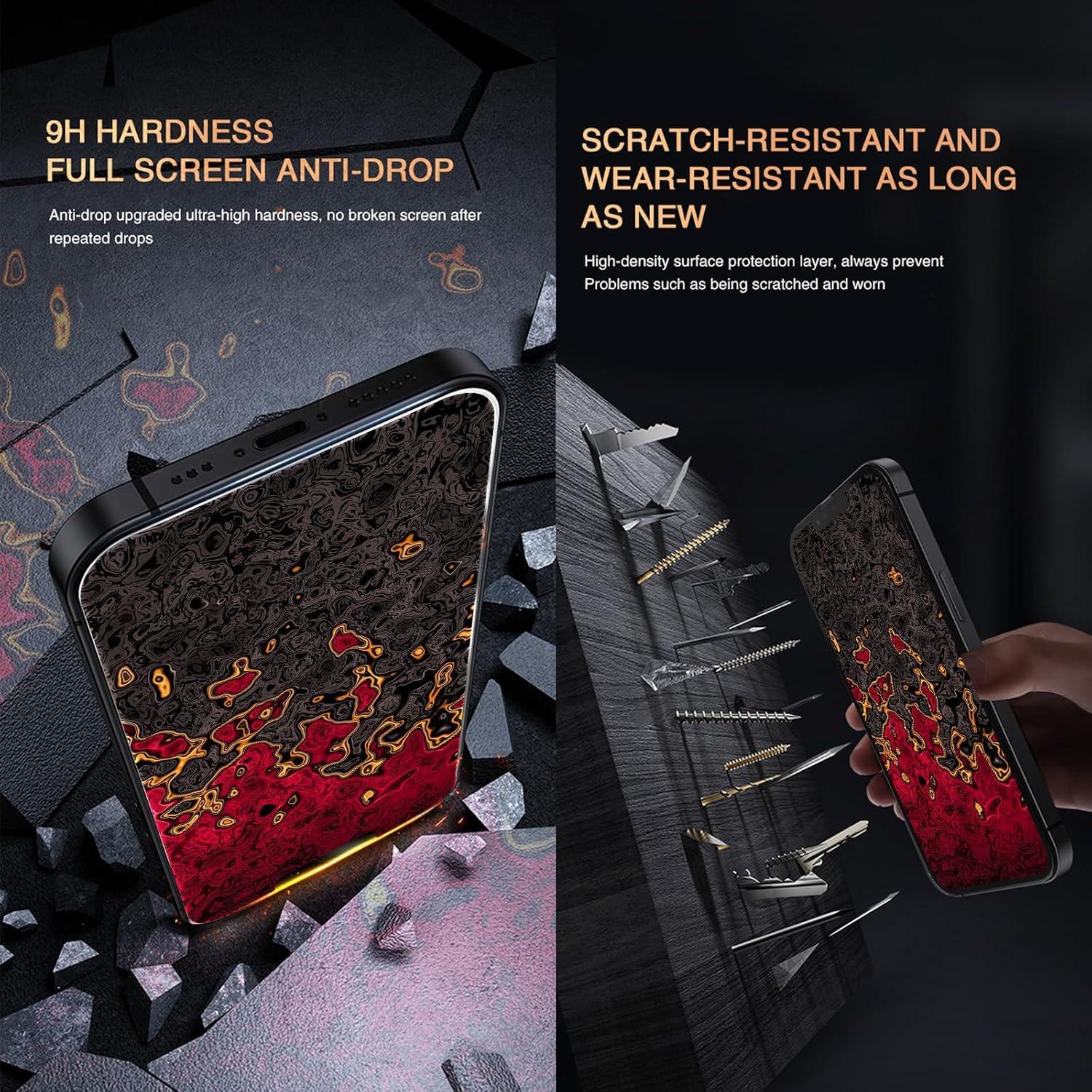 Protector de Pantalla GANGANPRO para Google Pixel 8a 5G HD Negro