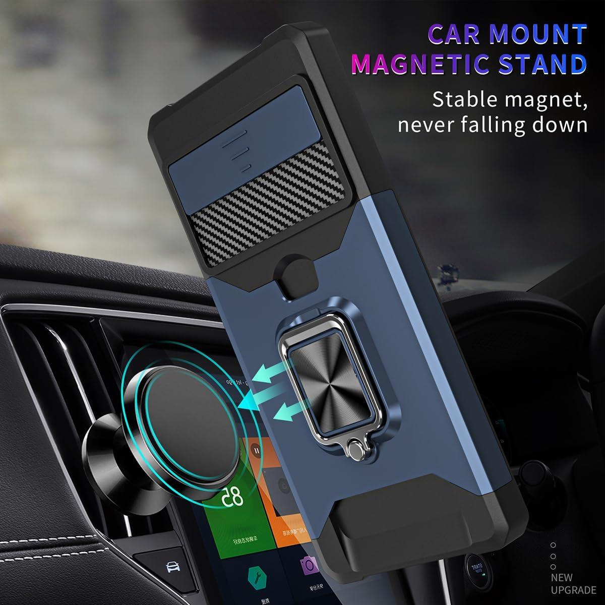 Funda NKECXKJ para Google Pixel 8 Pro Azul con Soporte