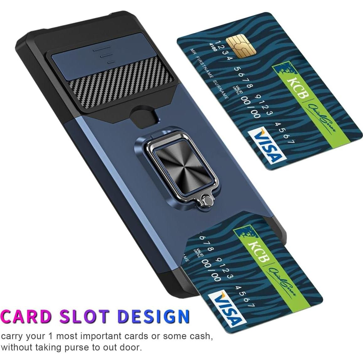 Funda NKECXKJ para Google Pixel 8 Pro Azul con Soporte