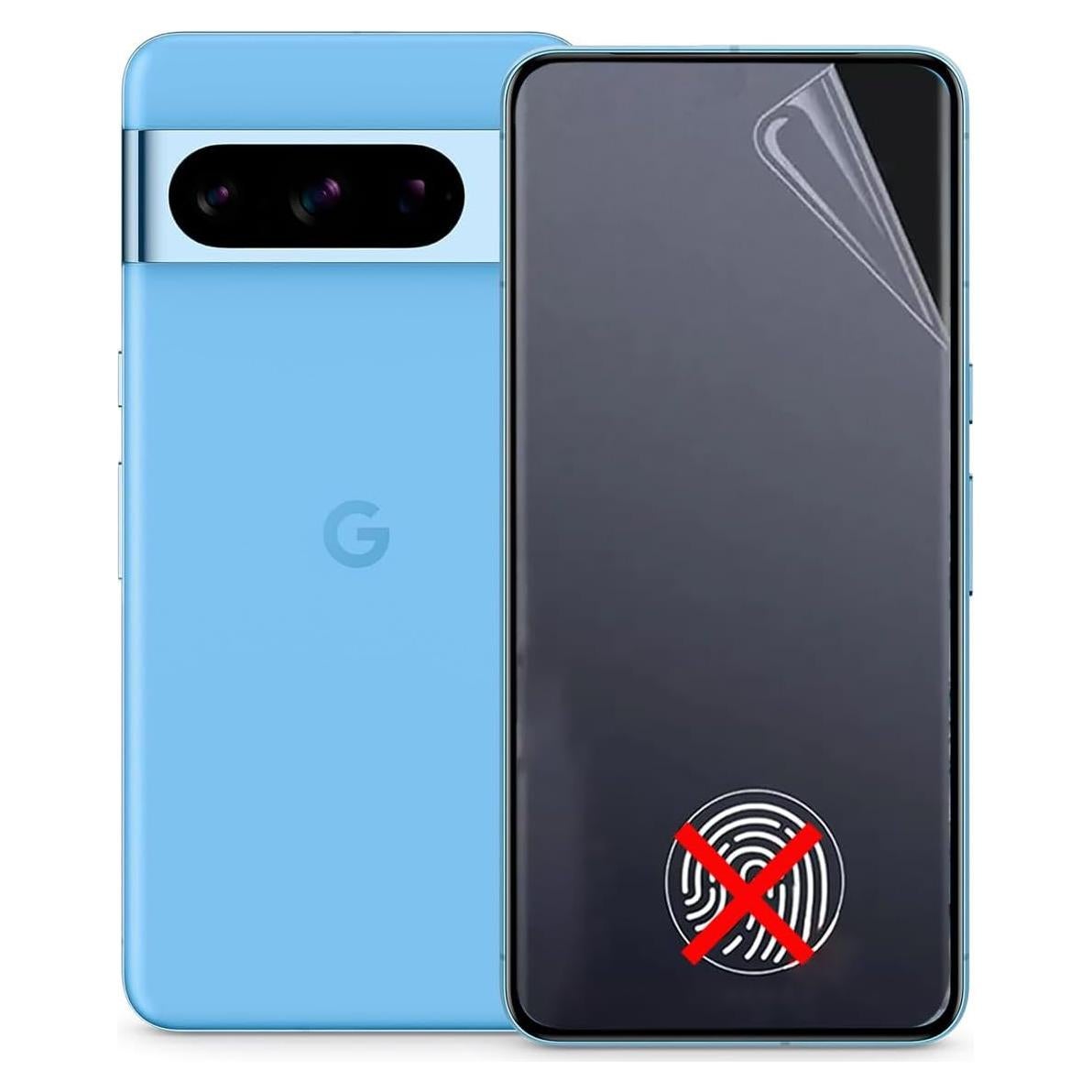 2 Piezas Película Protectora Hidrogel Mate para Google Pixel 8 Pro