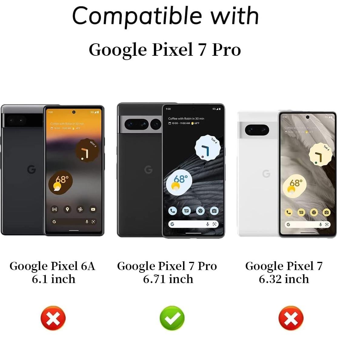 Protector de Pantalla de Privacidad GLBLAUCK para Pixel 7 Pro