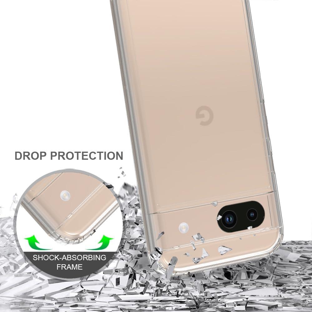 Funda delgada Niopiee para Google Pixel 8A con protector