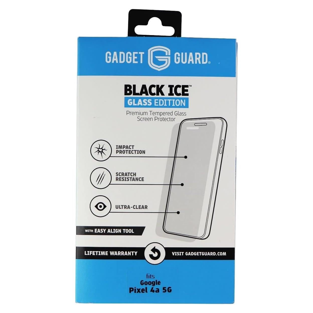 Cristal Templado Negro para Google Pixel 4a 5G - Alineación Perfecta