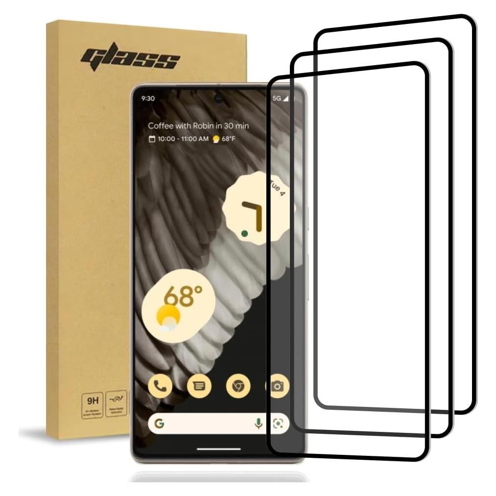 Protector de Pantalla Vidrio Templado Rome Tech para Pixel 7 Pro - Paquete de 3