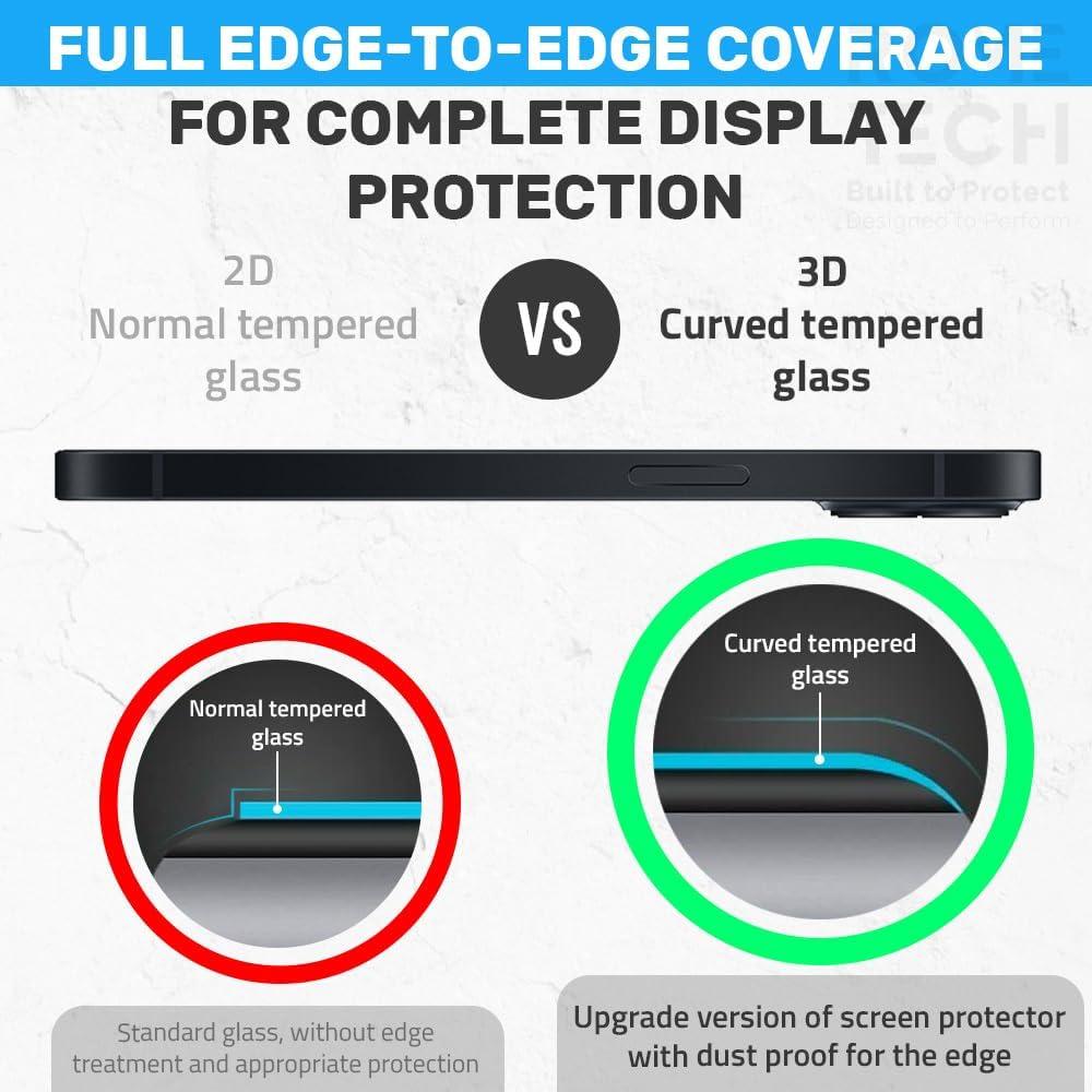 Protector de Pantalla Vidrio Templado Rome Tech para Pixel 7 Pro - Paquete de 3