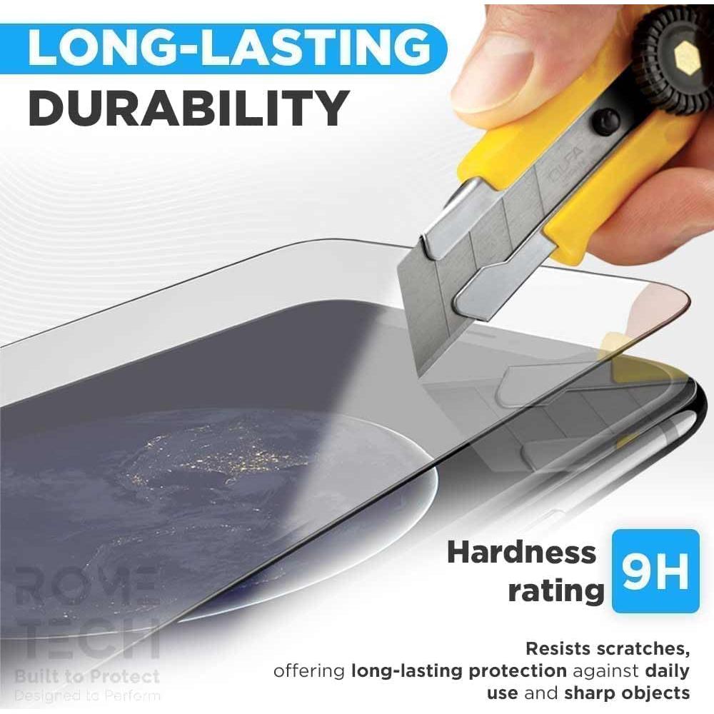 Protector de Pantalla Vidrio Templado Rome Tech para Pixel 7 Pro - Paquete de 3