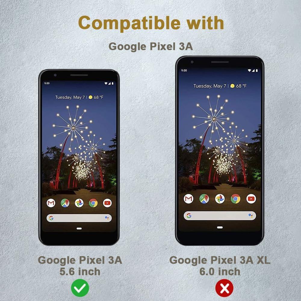 Protector de Pantalla Vidrio Templado ENGFYADSY para Google Pixel 3A