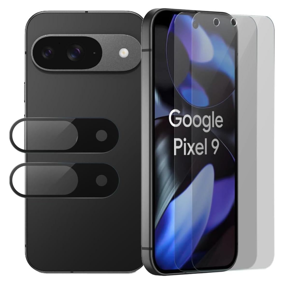 Protector de Pantalla OCESTORE para Pixel 9 5G - 2+2 Unidades