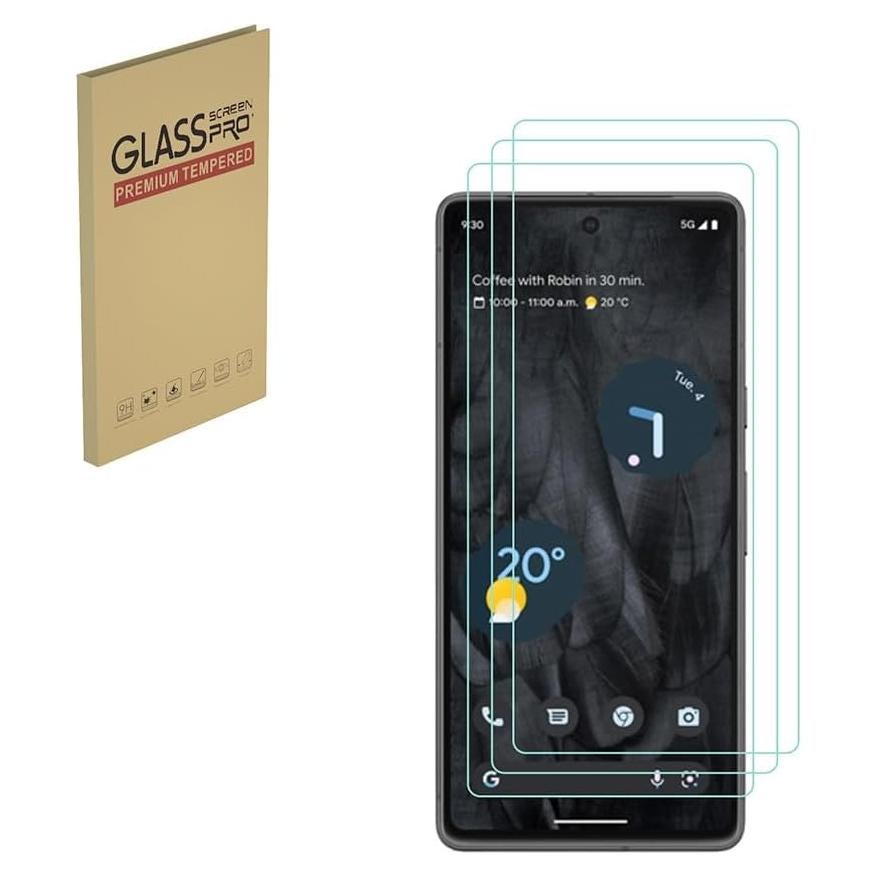 3 Protectores de Pantalla Vidrio Templado ZYHKJYL para Google Pixel 7