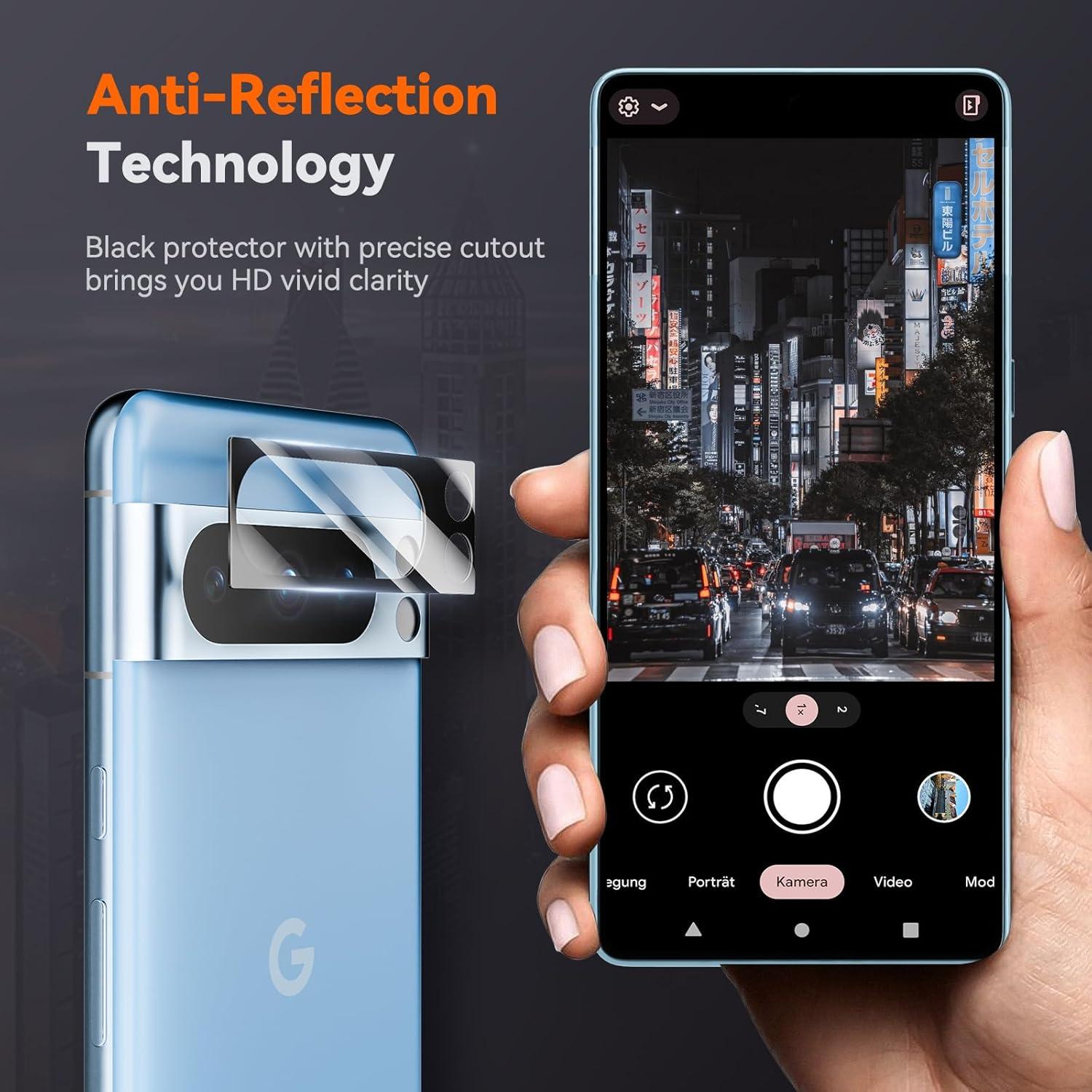 Protector de Pantalla y Lente Jeluse para Google Pixel 8 Pro