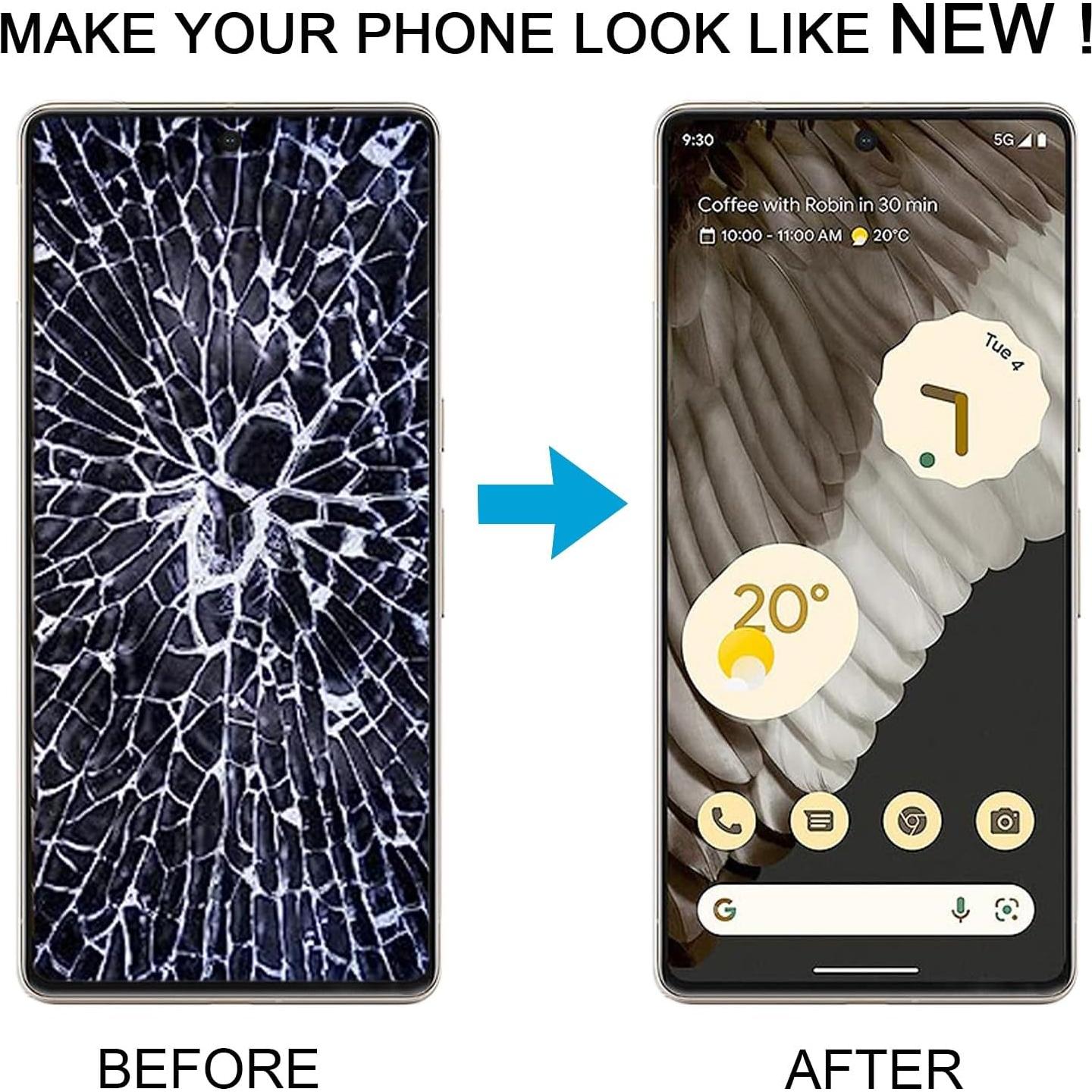 Pantalla LCD Google Pixel 7 Pro WANGJIANBO Con Marco Completo