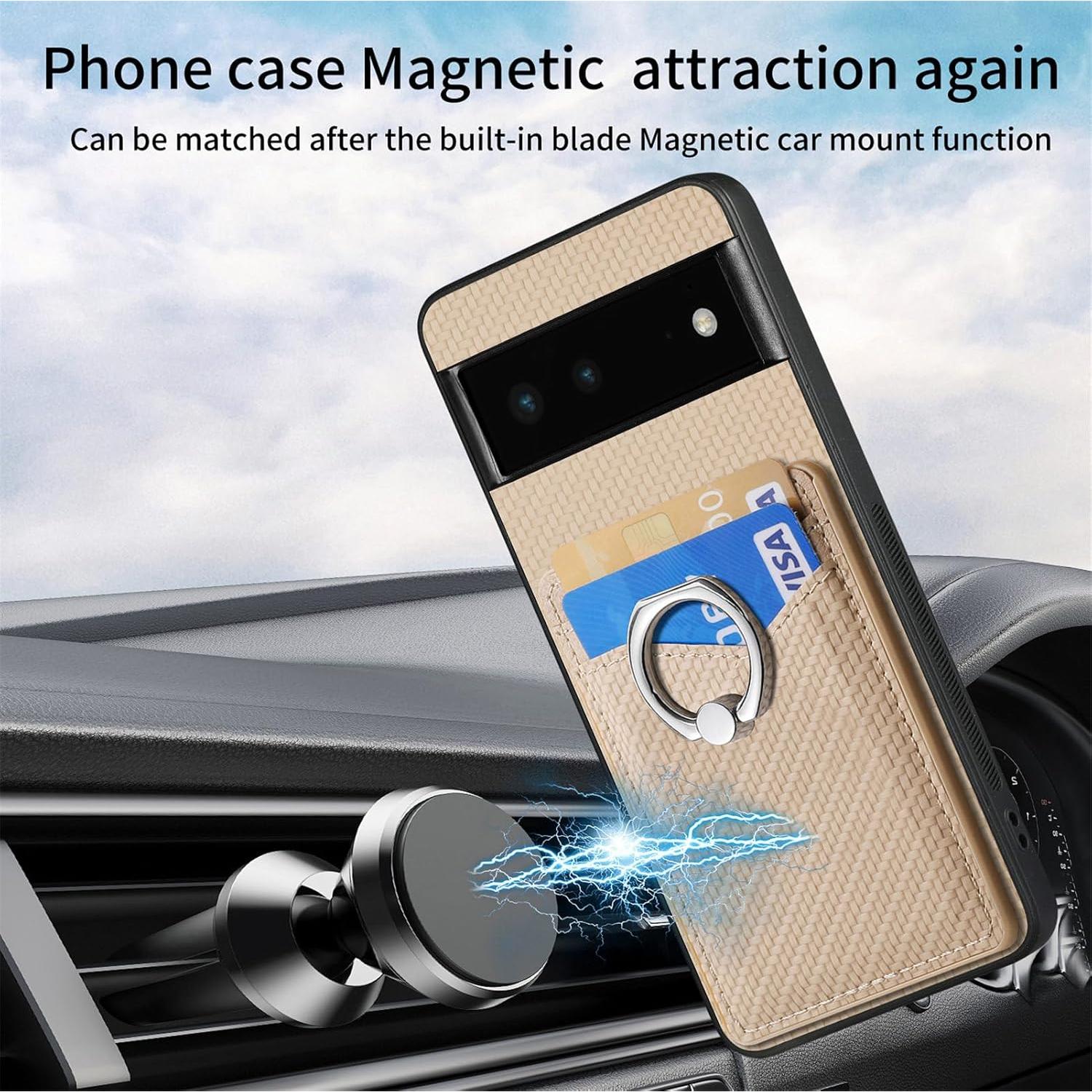 Funda Asuwish para Google Pixel 6 con billetera y soporte