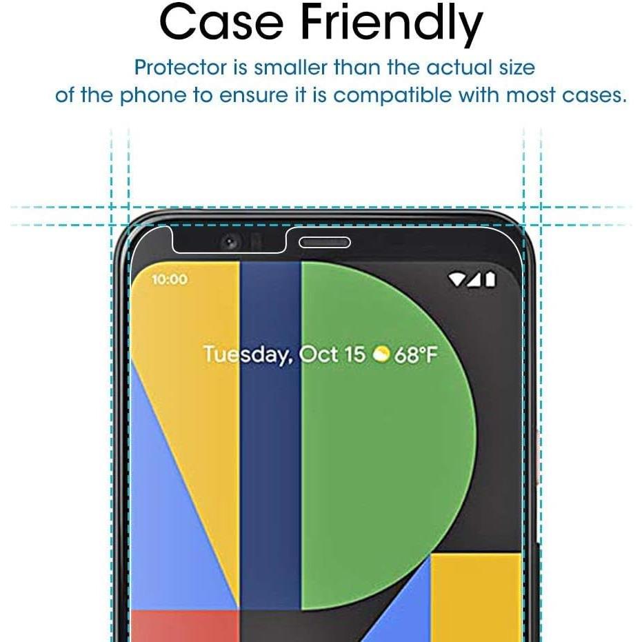 Paquete de 3 Protectores de Pantalla Vidrio Templado Google Pixel 4 XL