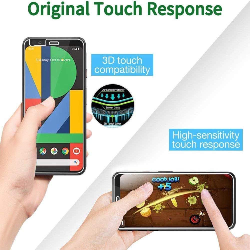 Paquete de 3 Protectores de Pantalla Vidrio Templado Google Pixel 4 XL